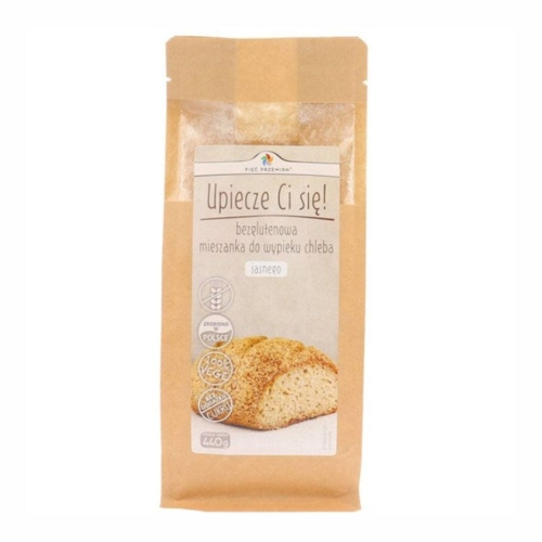 Mieszanka chleba jasnego bezglutenowego Pięć Przemian, 440 g