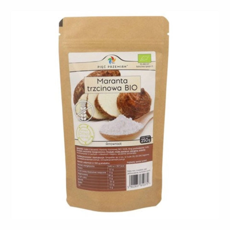 Maranta trzcinowa bezglutenowa BIO Pięć Przemian, 250 g