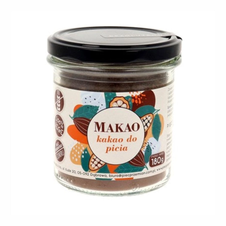 Makao kakao do picia bezglutenowe Pięć Przemian, 180 g