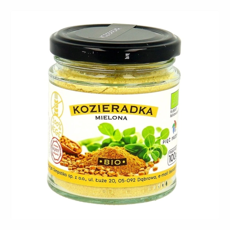 Kozieradka mielona bezglutenowa BIO Pięć Przemian, 100 g