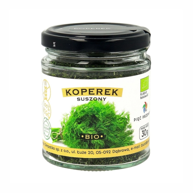 Koperek suszony bezglutenowy BIO Pięć Przemian, 30 g