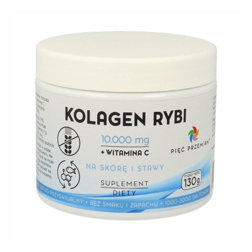 Kolagen rybi bezglutenowy Pięć Przemian, 130 g