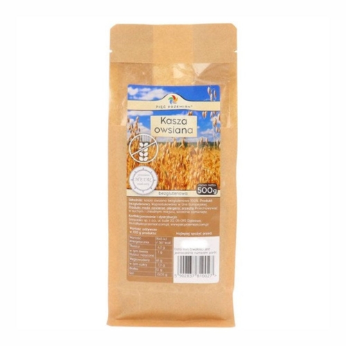 Kasza owsiana bezglutenowa Pięć Przemian, 500 g