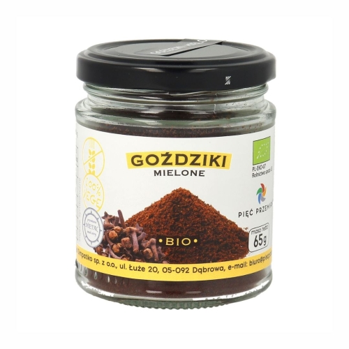 Goździki mielone bezglutenowe BIO Pięć Przemian, 65 g