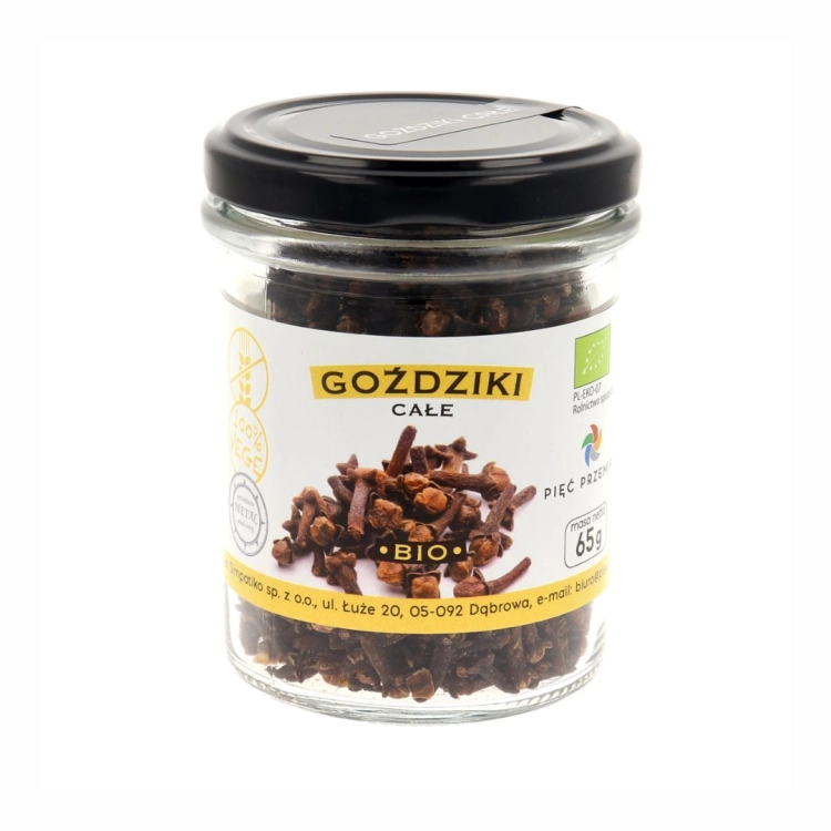 Goździki całe bezglutenowe BIO Pięć Przemian, 65 g