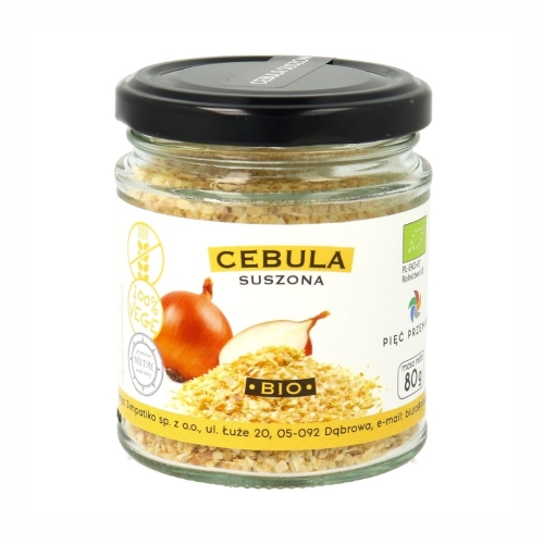 Cebula suszona bezglutenowa BIO Pięć Przemian, 50 g