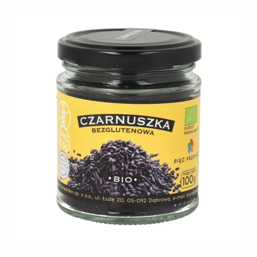 Czarnuszka bezglutenowa BIO Pięć Przemian, 100 g