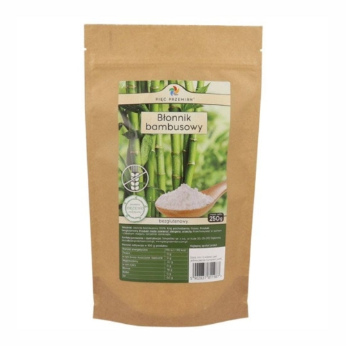 Błonnik bambusowy bezglutenowy Pięć Przemian, 250 g